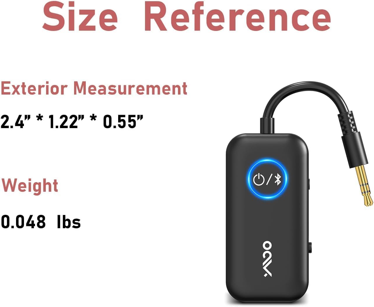 YMOO Bluetooth 5.3 Transmitter Receiver for TV Airplane to 2 Headphones Wireless Audio Adapter Aptx HD - Image 9