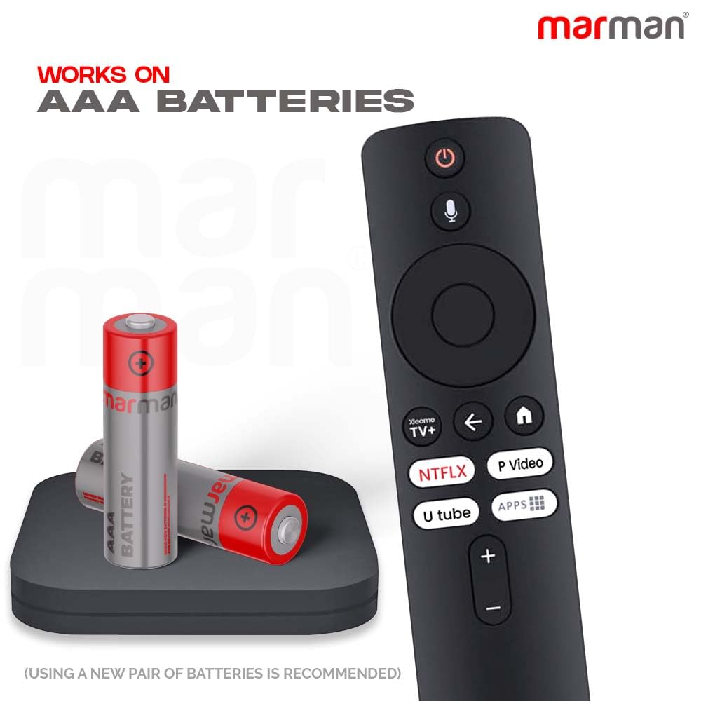 Marman Bluetooth Voice Command Remote Control for Xiaomi Mi TV 4K UHD HD LED Smart Android Redmi Television - Image 4