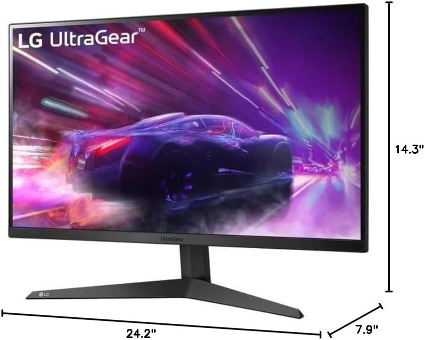 LG 27 Inch FHD Gaming Monitor 165Hz 1ms AMD FreeSync Premium 3-Side Borderless - Image 2