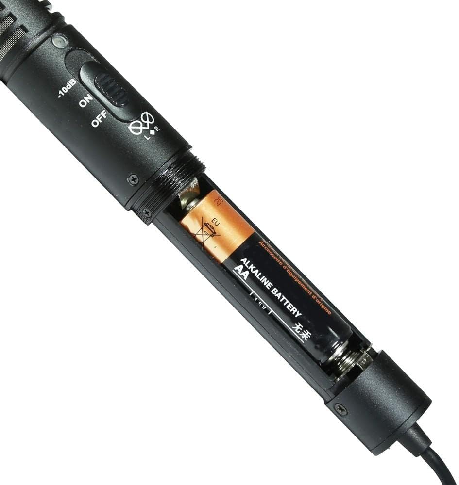 Synergy Digital External Stereo XY Microphone Kit for Canon EOS R5 C Camera with 4 AA NiMH Batteries - Image 3