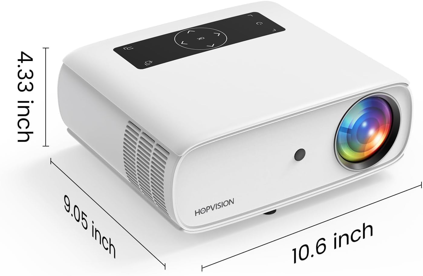 Native 1080P Full HD Projector 15000Lux Brightness 150000 Hr LED 350" Display Outdoor Home Use - Image 8