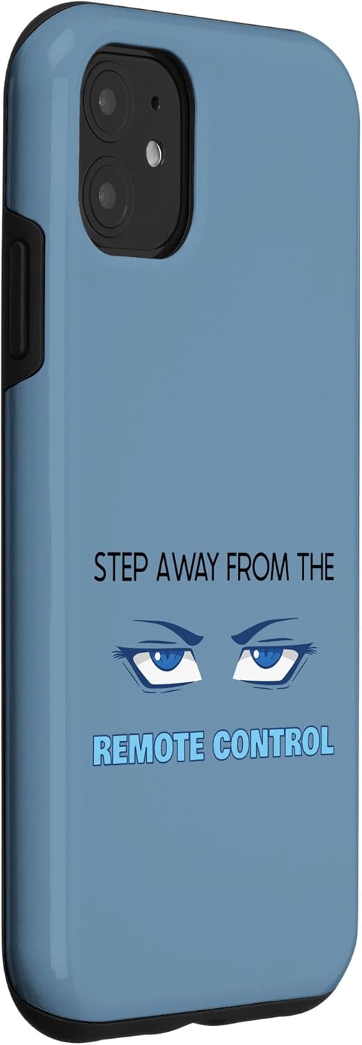 Anime TV Show Remote Case for iPhone 11 Angry Anime Eyes Fan Design - Image 3