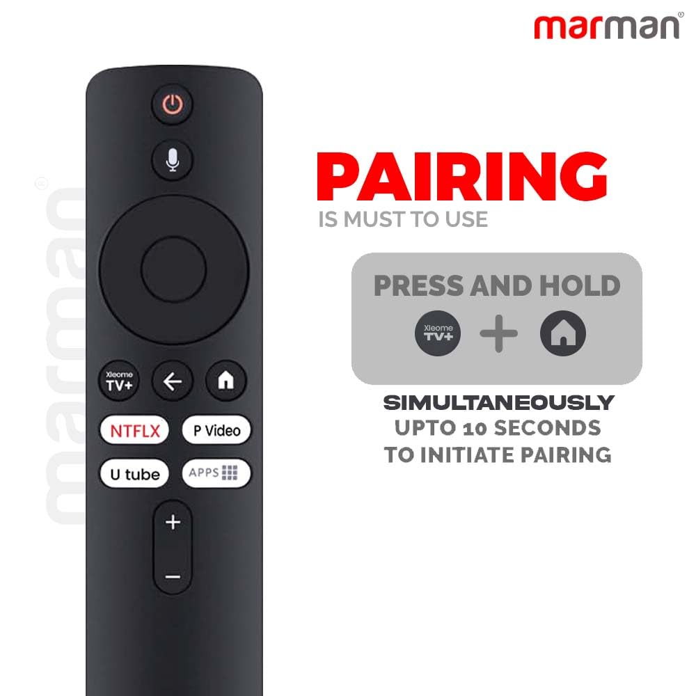 Marman Bluetooth Voice Command Remote Control for Xiaomi Mi TV 4K UHD HD LED Smart Android Redmi Television - Image 2