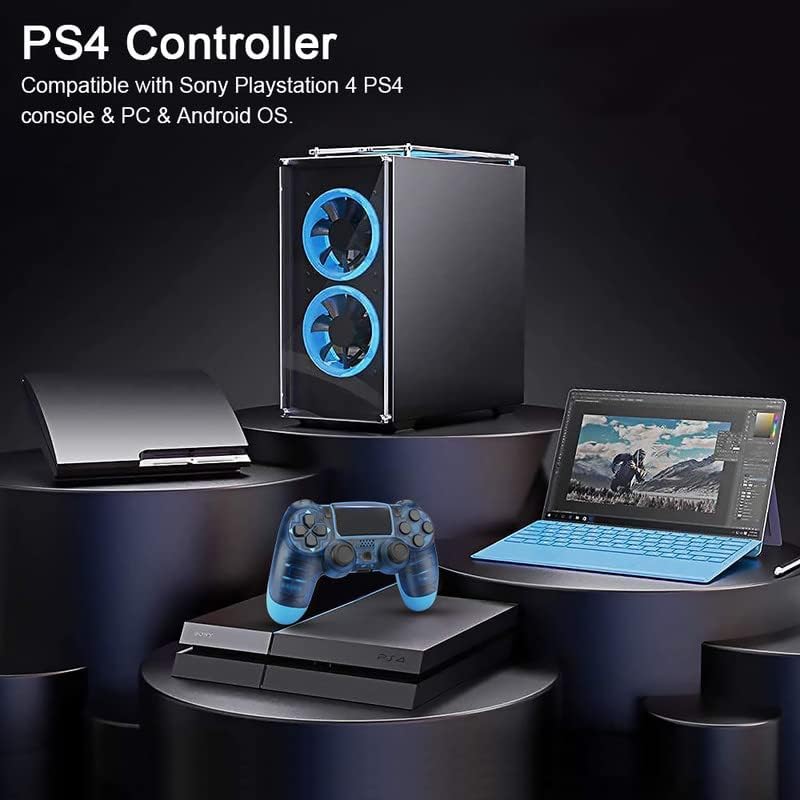 Yellow Wireless PS4 Game Controller Replacement for Playstation 4 Pro Slim PC Dual Vibration Motion Control - Image 6