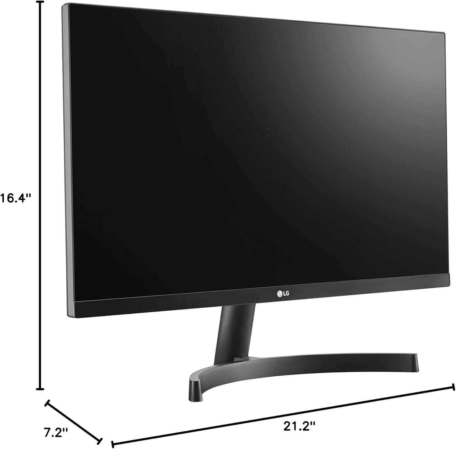 LG 24 Inch FHD IPS Monitor Black Radeon FreeSync Dual HDMI 3-Side Borderless - Image 9
