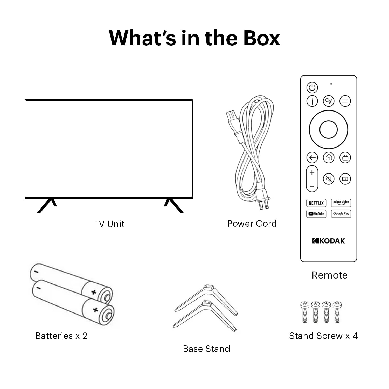 Kodak 65-inch Matrix Series 4K Ultra HD Smart QLED Google TV 65MT5033 Black - Image 7