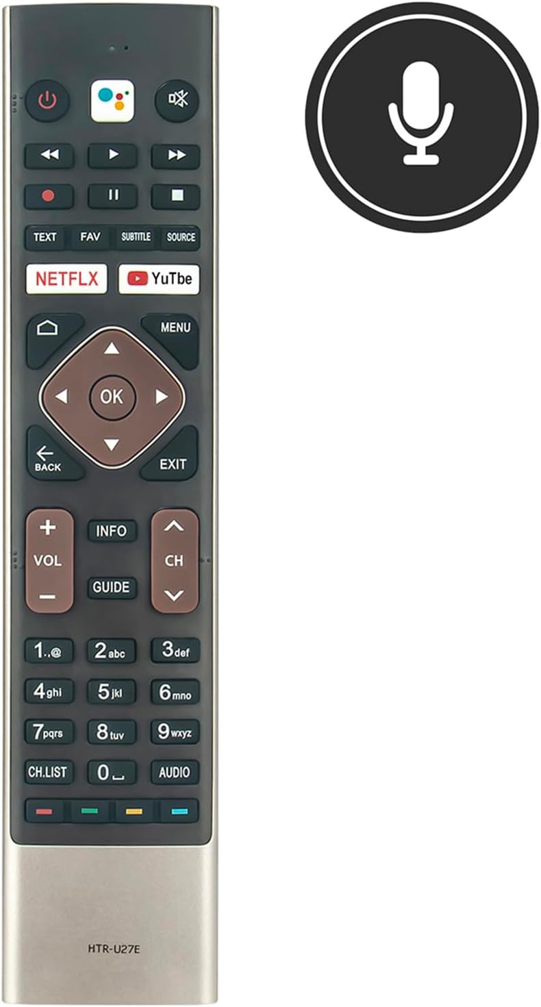 AIDITIYMI HTR-U27E Replacement Voice Remote for Haier TV Models LE32K6600SG LE65K6600UG LE50U6900UG - Image 2