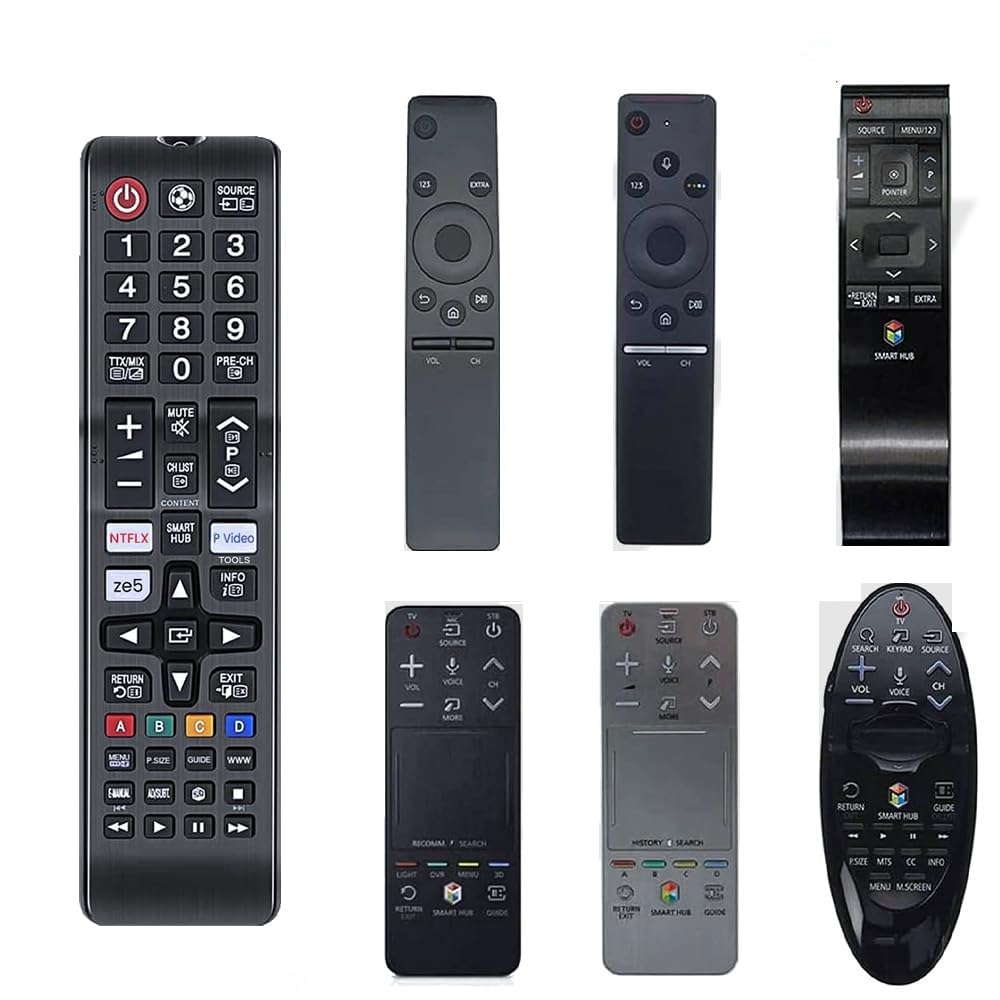 Universal Smart TV Remote Compatible with Samsung TVs, Hotkeys for Netflix & Prime Video, 3D Ready - Image 5