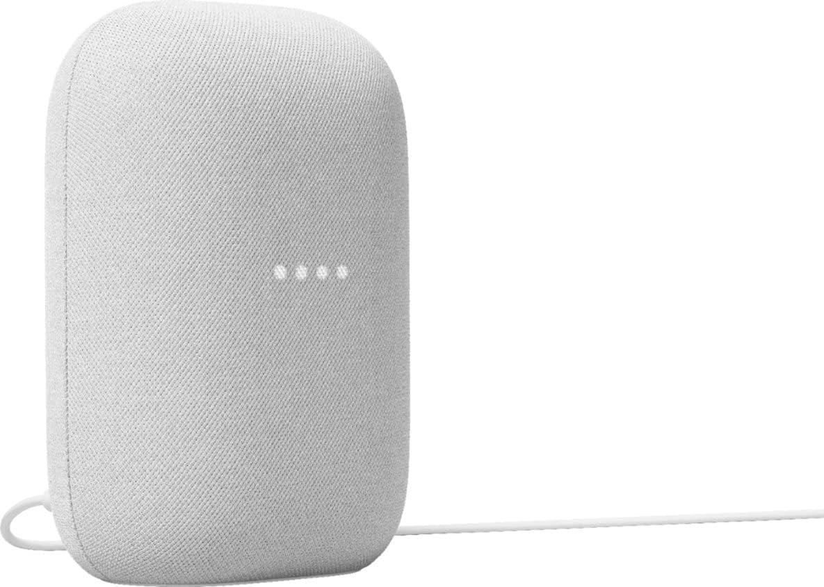 Google Nest Audio Smart Speaker - Chalk White Wireless Music Streaming, Wi-Fi Bluetooth - Image 2