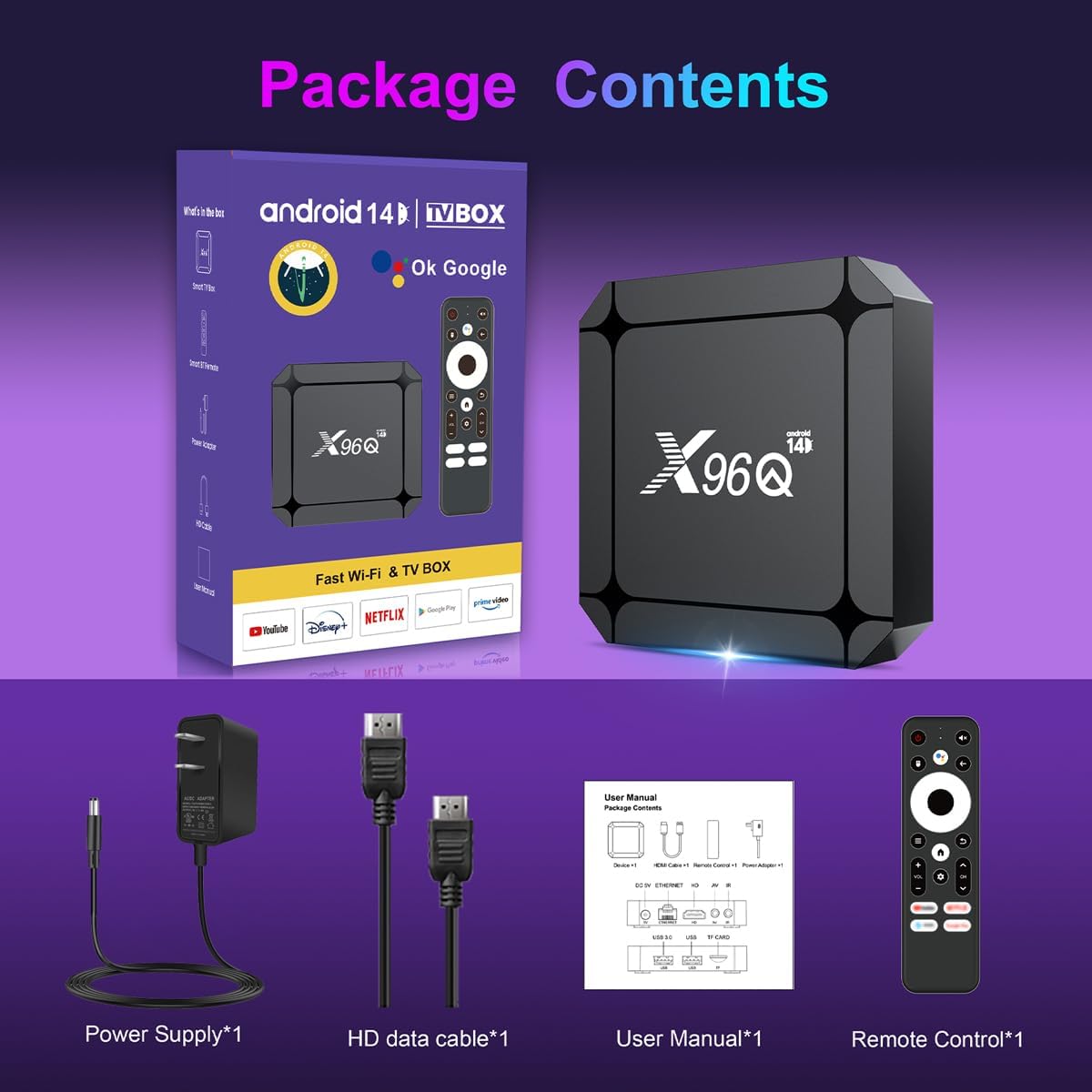 LEFFOT 2025 Android TV Box 4K Ultra HD 2GB RAM 16GB ROM Android 14 Smart Streaming Device - Image 8