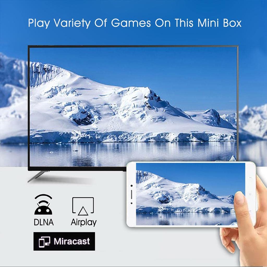 MERISHOPP H96 Mini H8 Android TV Media Player 1+8GB 2.4G/5G WiFi US Plug - Image 3