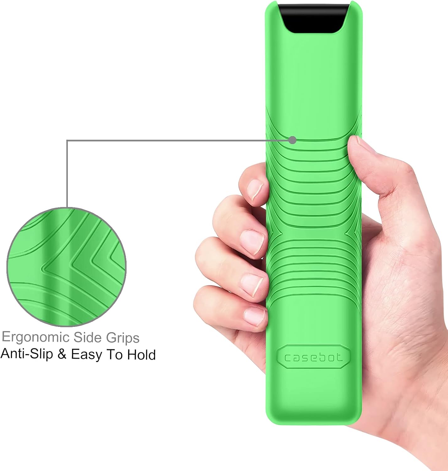 Fintie Glow-in-the-Dark Green Silicone Protective Case for Samsung BN59 Smart TV Remote - Image 7