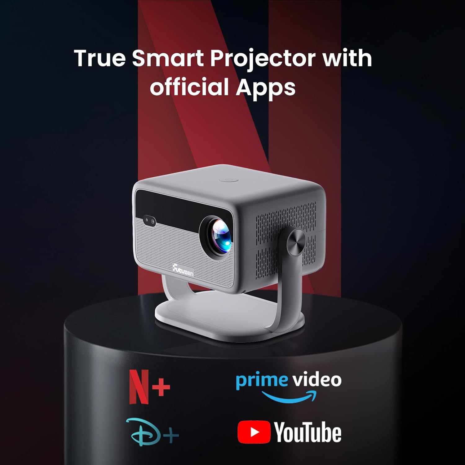 600 ANSI 4K Supported Outdoor Smart Projector Native 1080P WiFi6 Bluetooth 150" Display - Image 3
