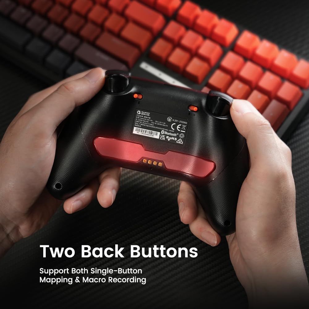 GameSir Nova 2 Lite Wireless PC Controller Grey 2.4G Wired Hall Effect Joysticks - Image 7