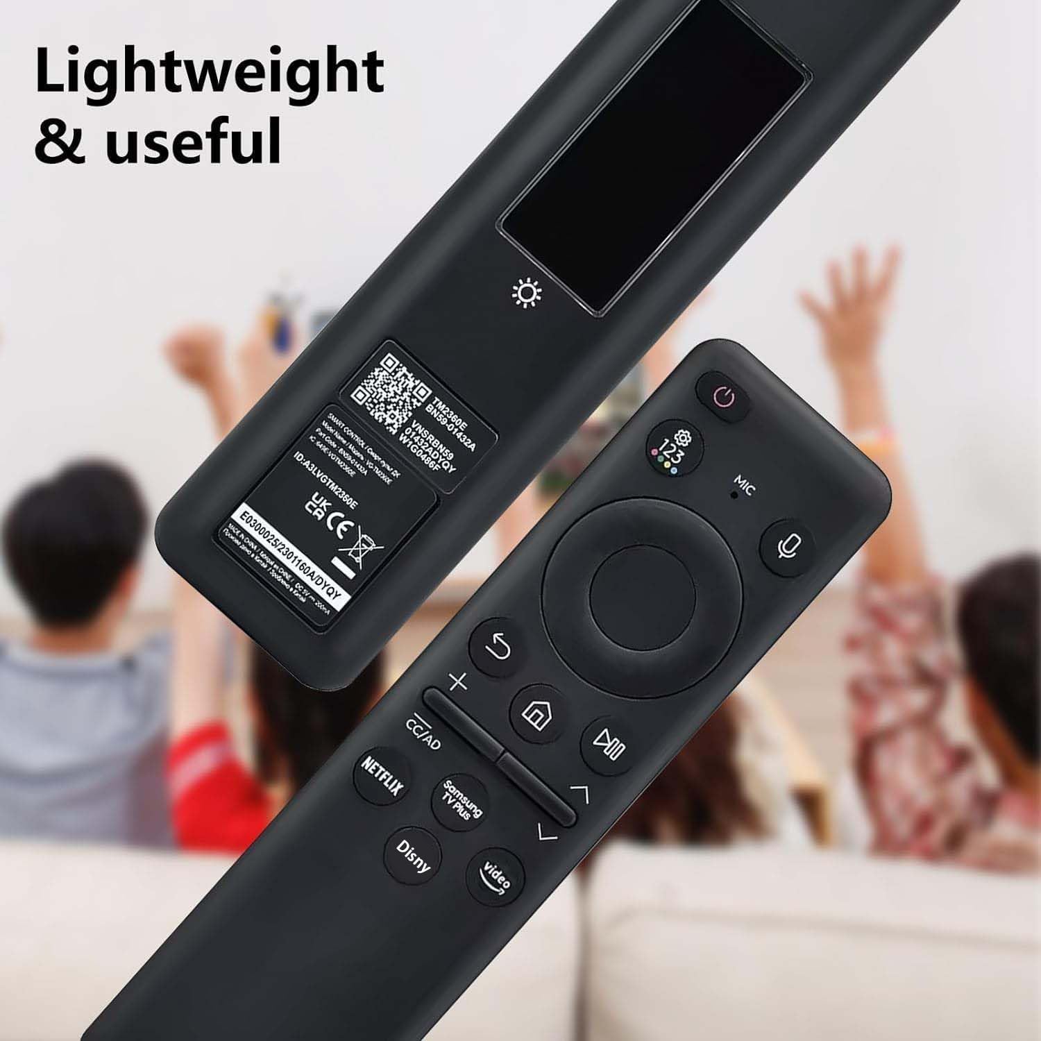 2023 Solar Voice Remote Control BN59-01432A for Samsung Neo QLED 8K HDR Smart TVs - Image 6