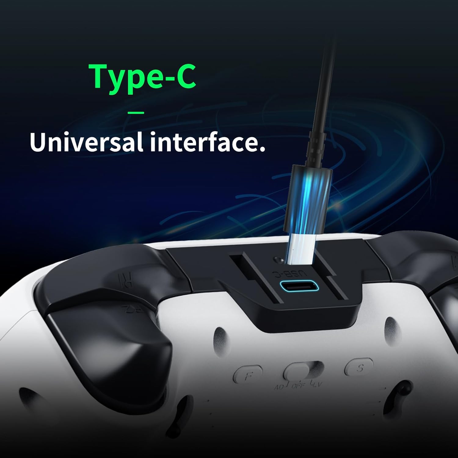 NBCP Wireless Pro Controller for PC, Switch 2 1, PS3, Android, iOS - Hall Effect, Display, Back Buttons, Turbo, 5-Level Vibration - Image 9