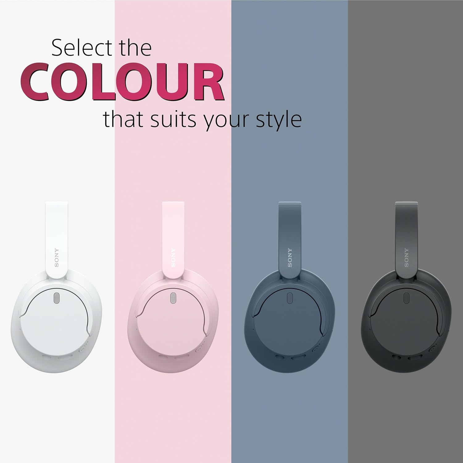 Sony WH-CH720N Pink Wireless Bluetooth Noise Canceling Headphones 35 Hour Battery - Image 8