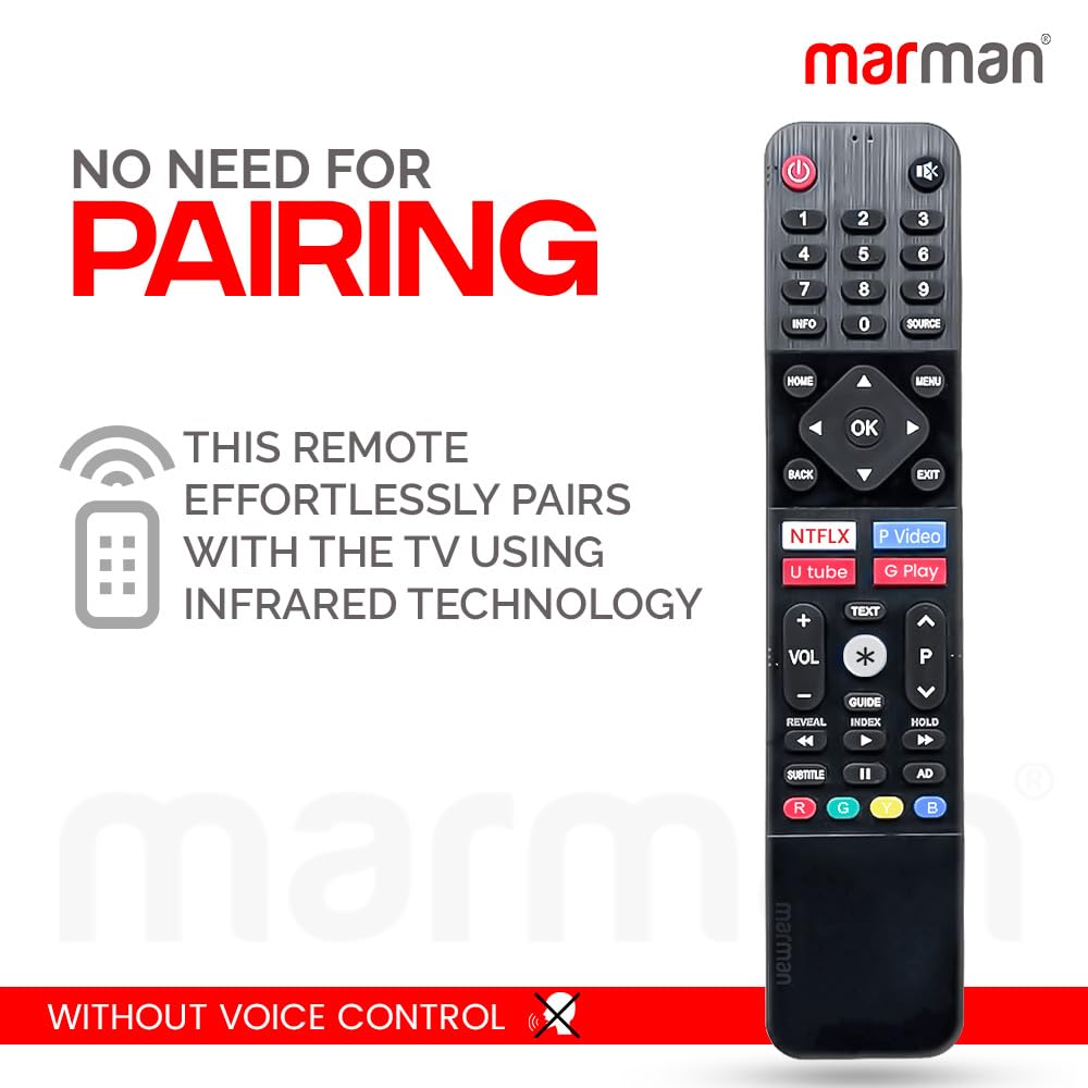 marman® Replacement Remote for Lloyd Android Smart TVs 4K UHD Full HD OLED Condition New - Image 2