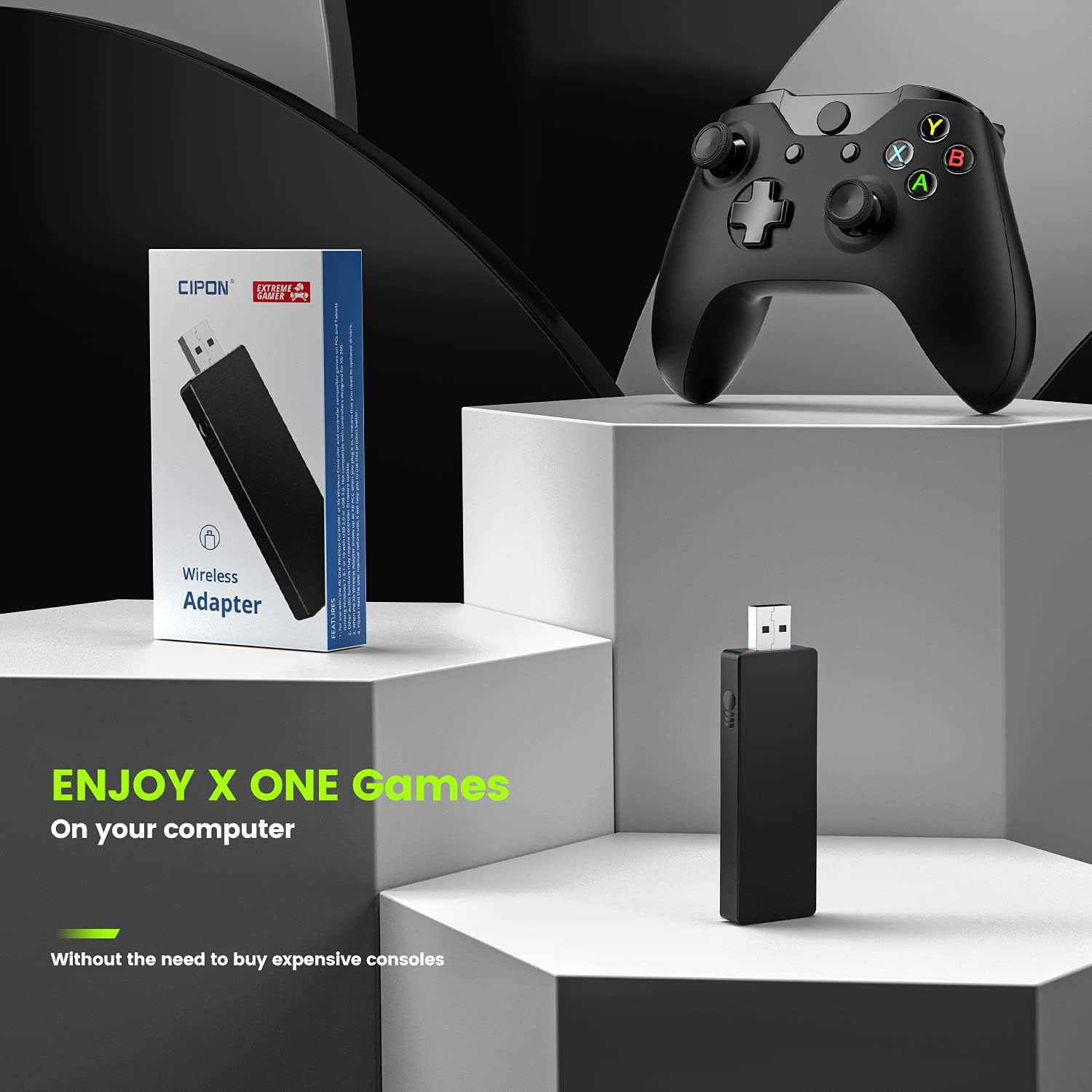 Xbox One Wireless Controller Adapter for Windows 10 8.1 8 7 PC Certified - Image 7