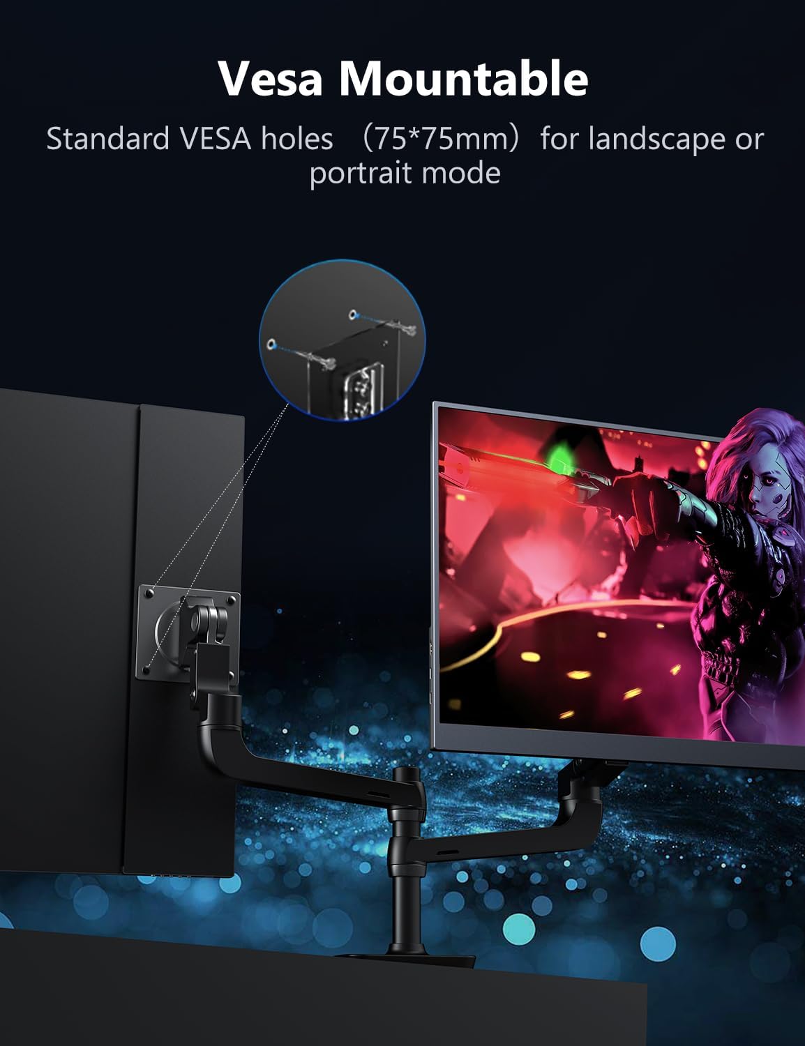 18-Inch 2.5K Portable Gaming Monitor 144Hz IPS Travel Display with Dual USB C HDMI Speakers Smart Cover - Image 6