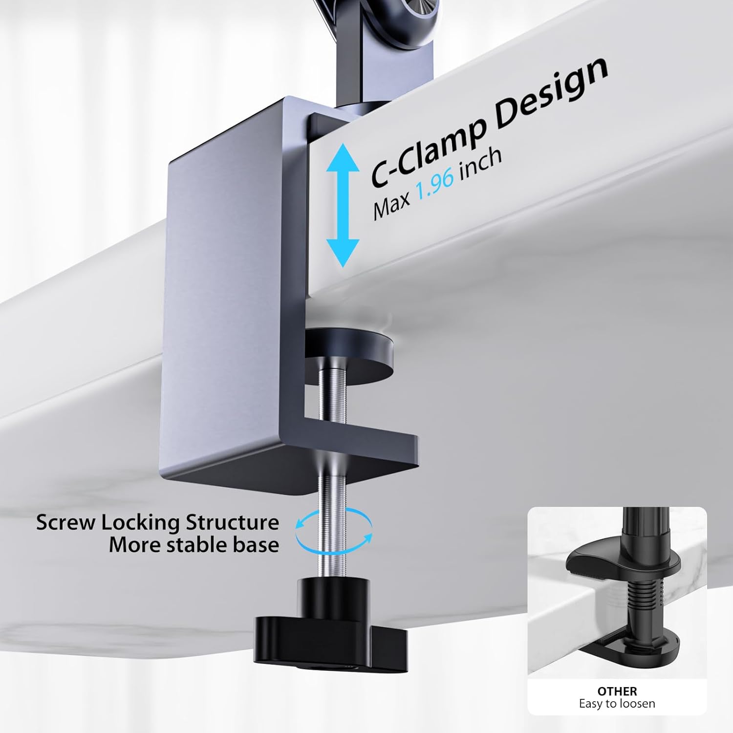 Adjustable Aluminum Alloy Desk Tablet Stand Holder Mount 13-inch Compatible iPad Pro Air Mini - Image 9