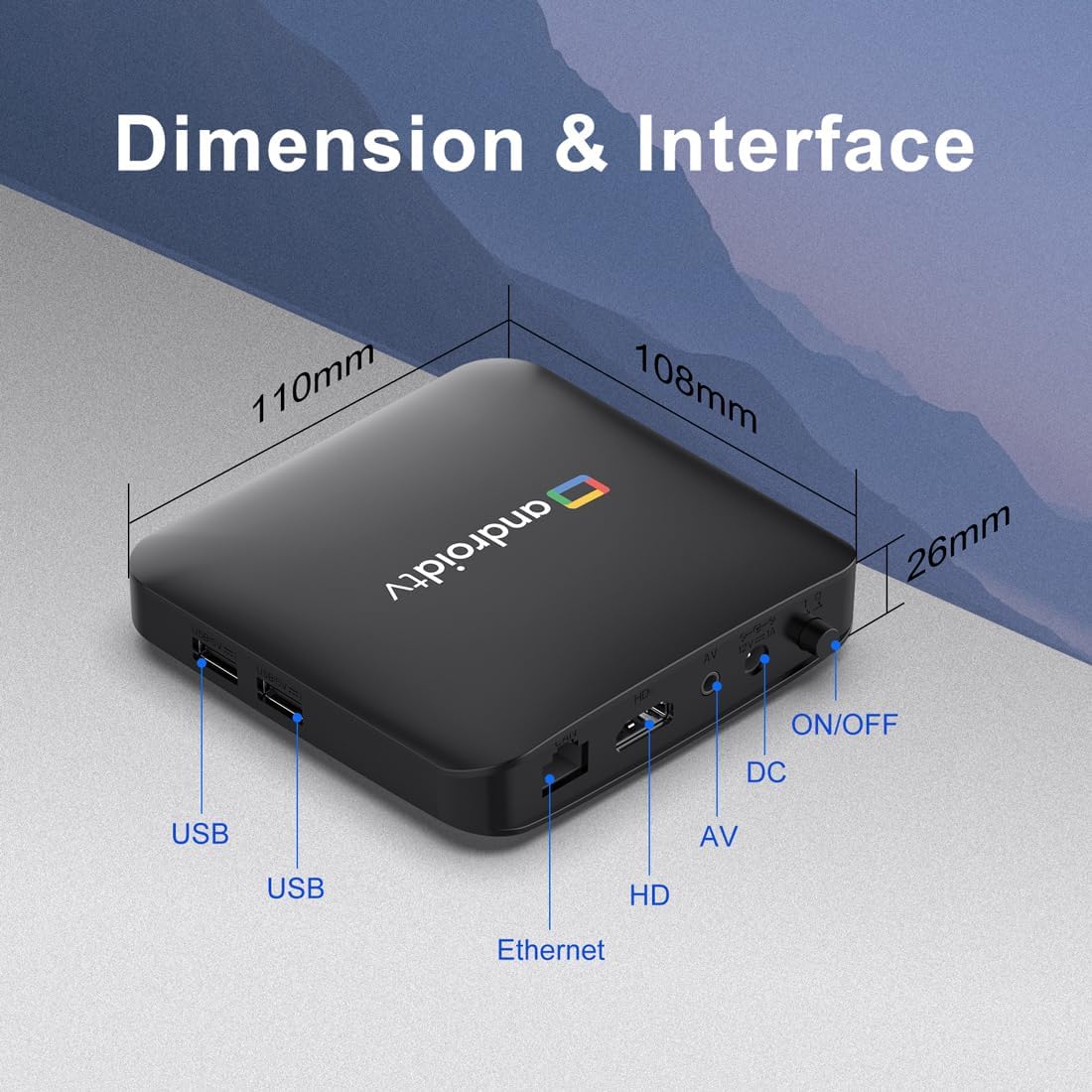 LEFFOT L3 2GB/16GB Android 14 4K Ultra HD TV Box with Voice Remote - Image 6