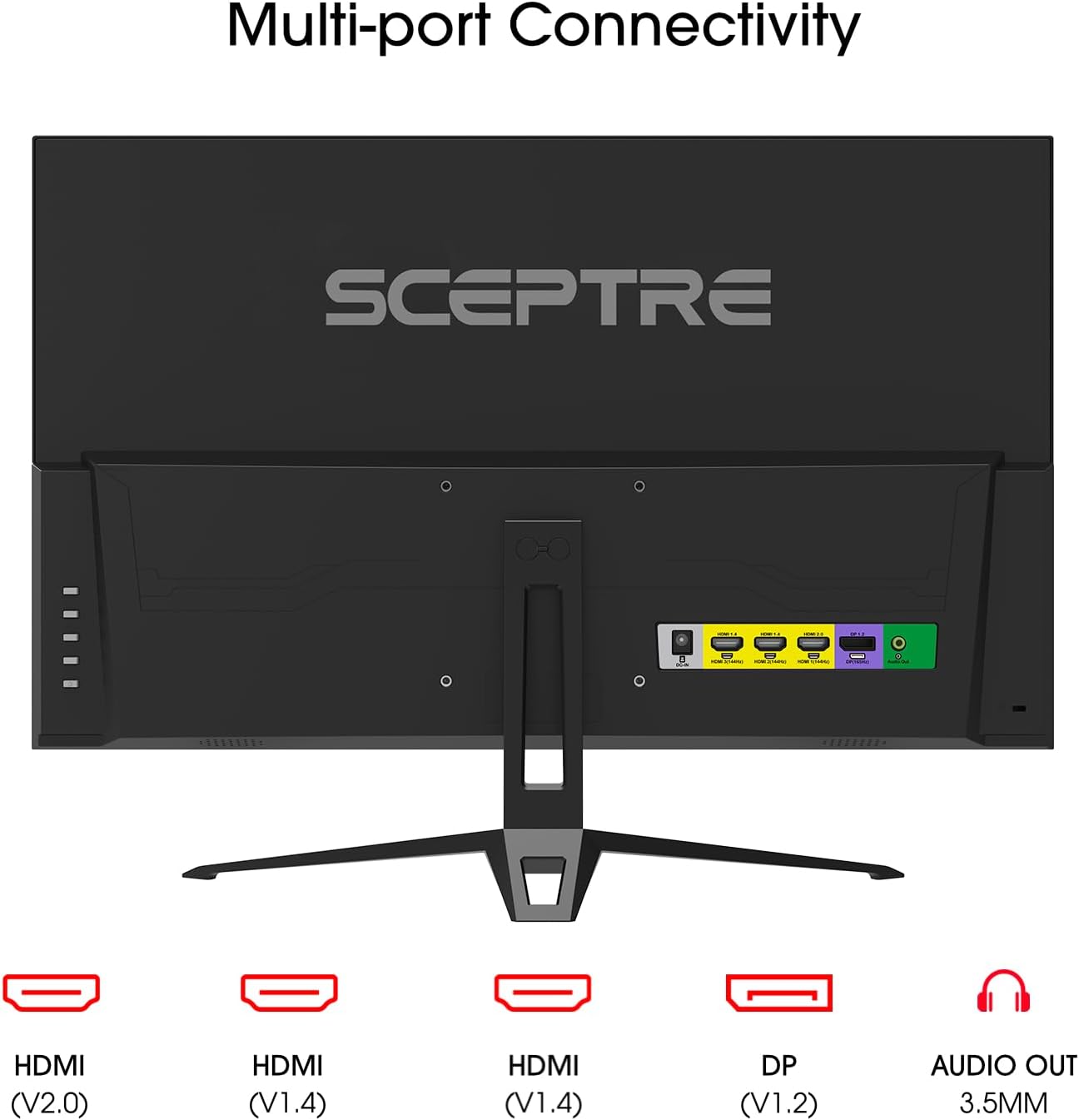 Sceptre 24-inch Full HD 165Hz FreeSync Gaming Monitor Machine Black 2020 - Image 4