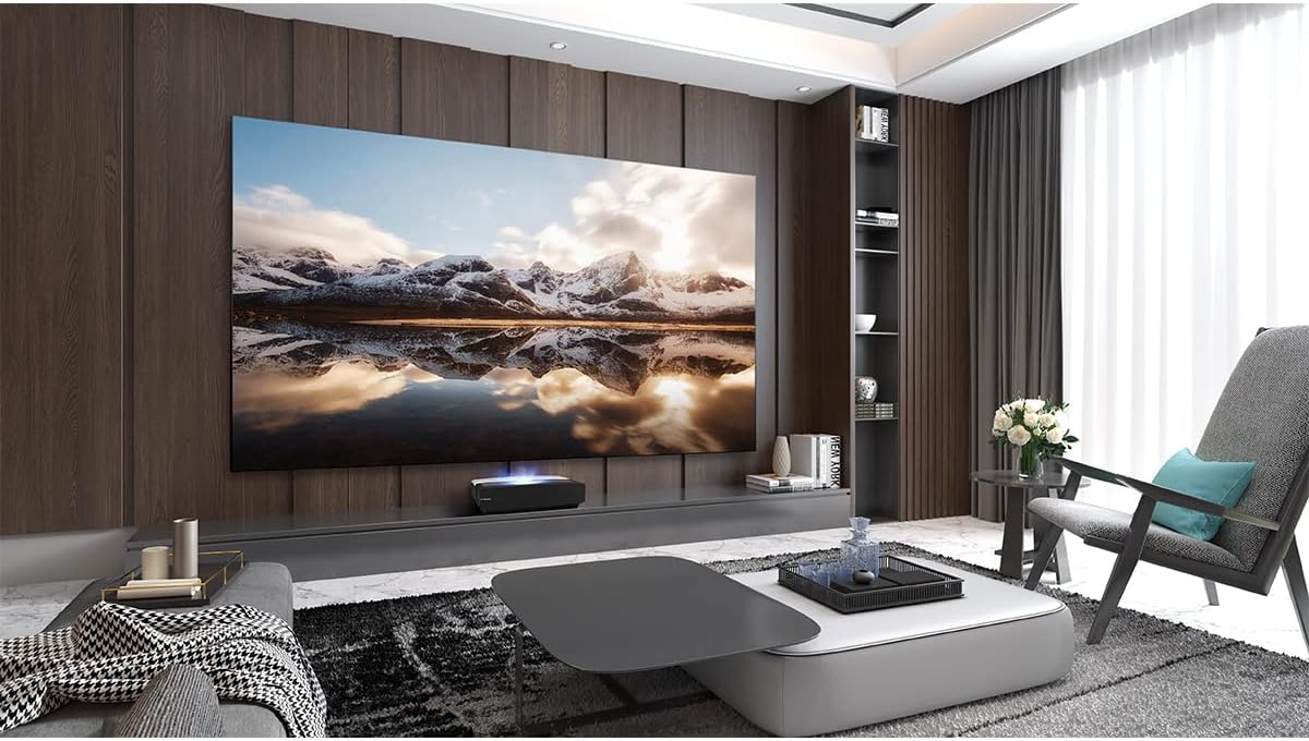 Hisense 100L5G-CINE100A 4K UHD Laser TV 100 Inch ALR Screen UST Projector 2700 Lumens Android TV HDR10 - Image 7