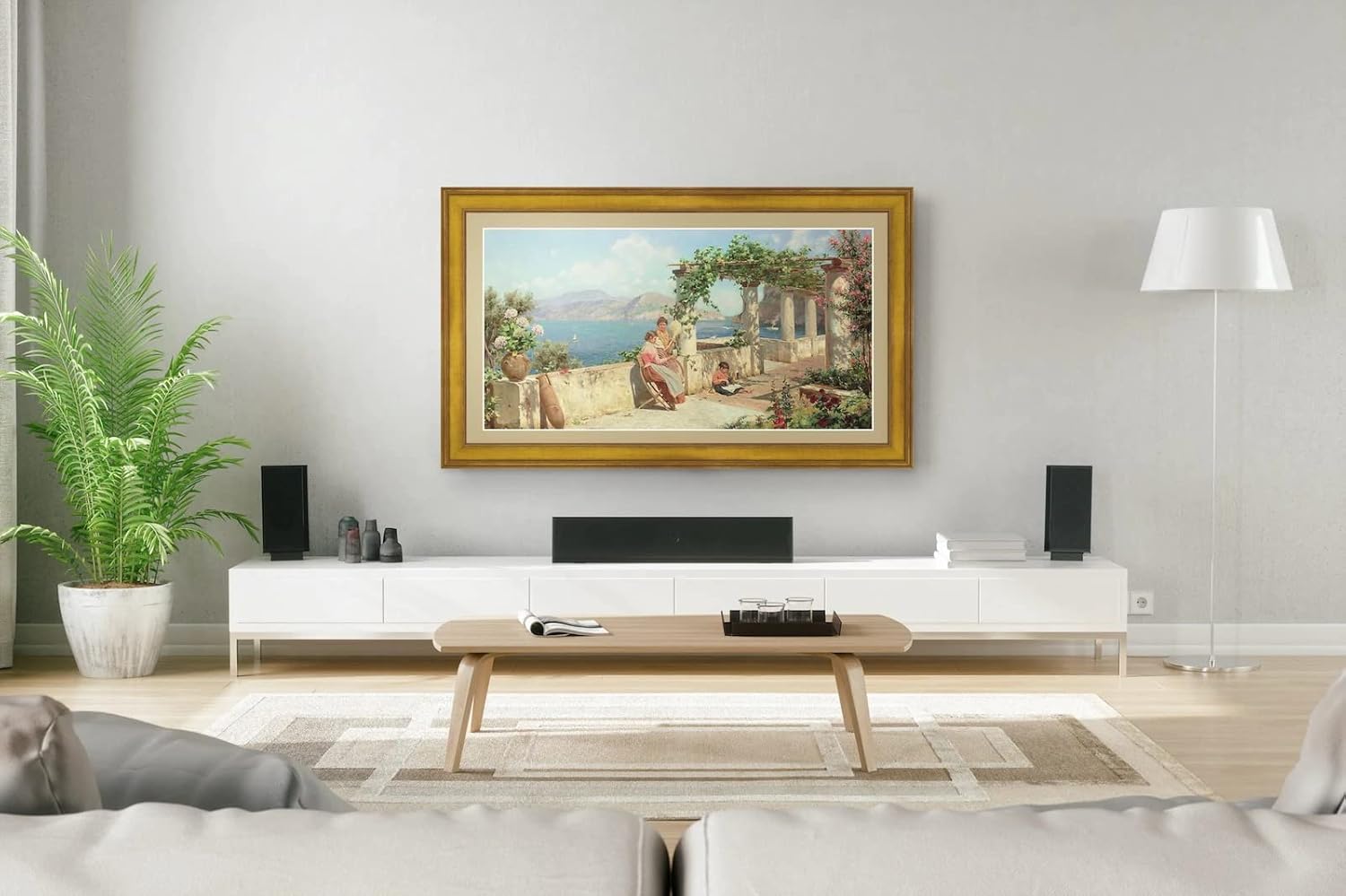 Antique Gold Deco Smart Frame for Samsung The Frame TV 32 Inch - Image 2