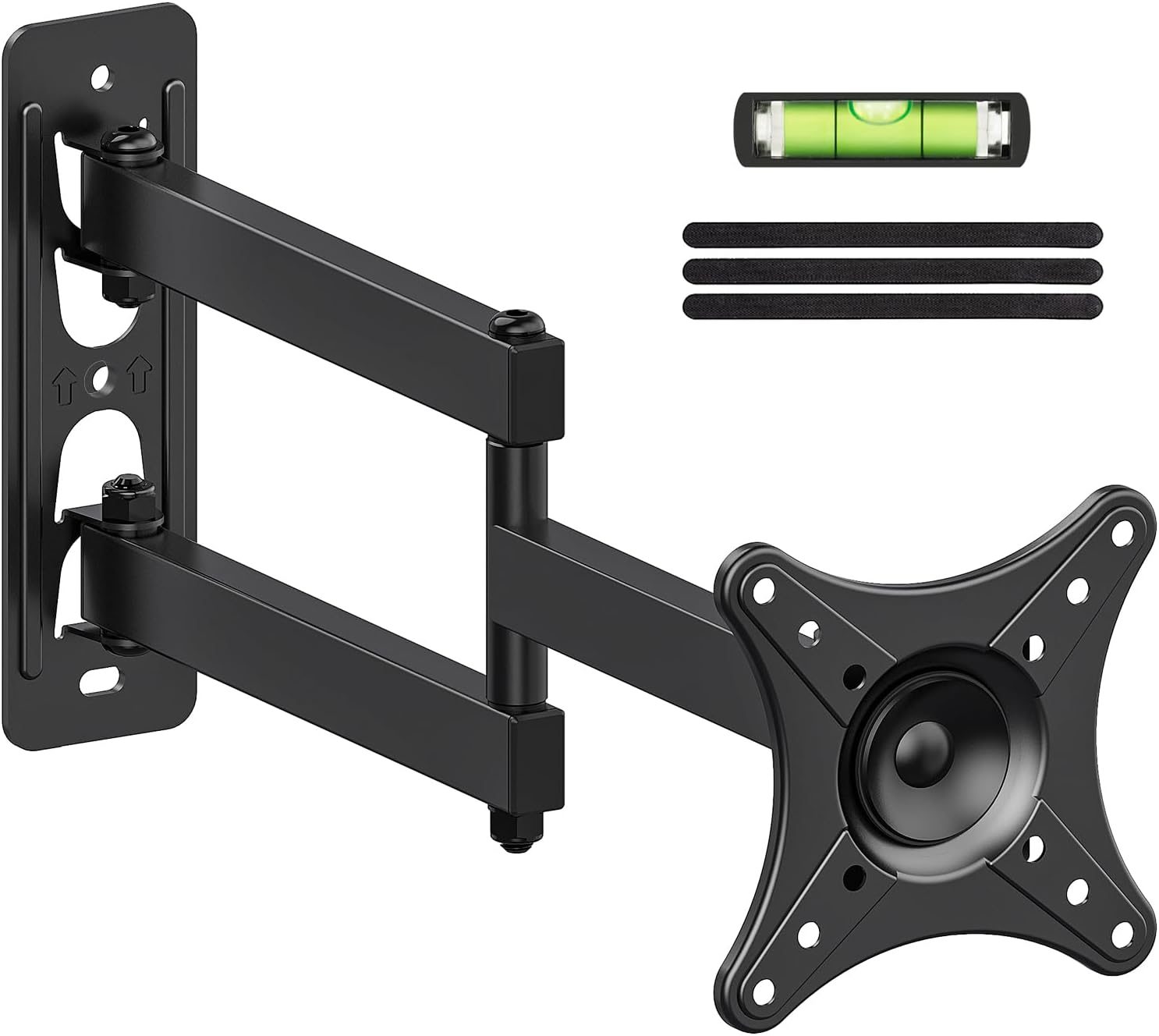 USX MOUNT Single Stud TV Wall Mount for 13-32 Inch TVs, Full Motion Swivel Tilt Articulating Bracket, 33LBS Capacity - Image 8