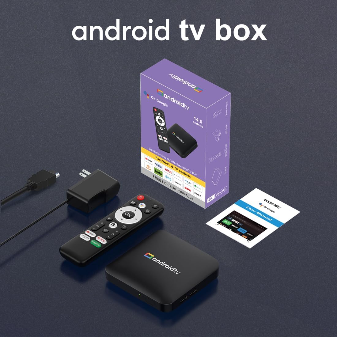 LEFFOT L3 2GB/16GB Android 14 4K Ultra HD TV Box with Voice Remote - Image 7