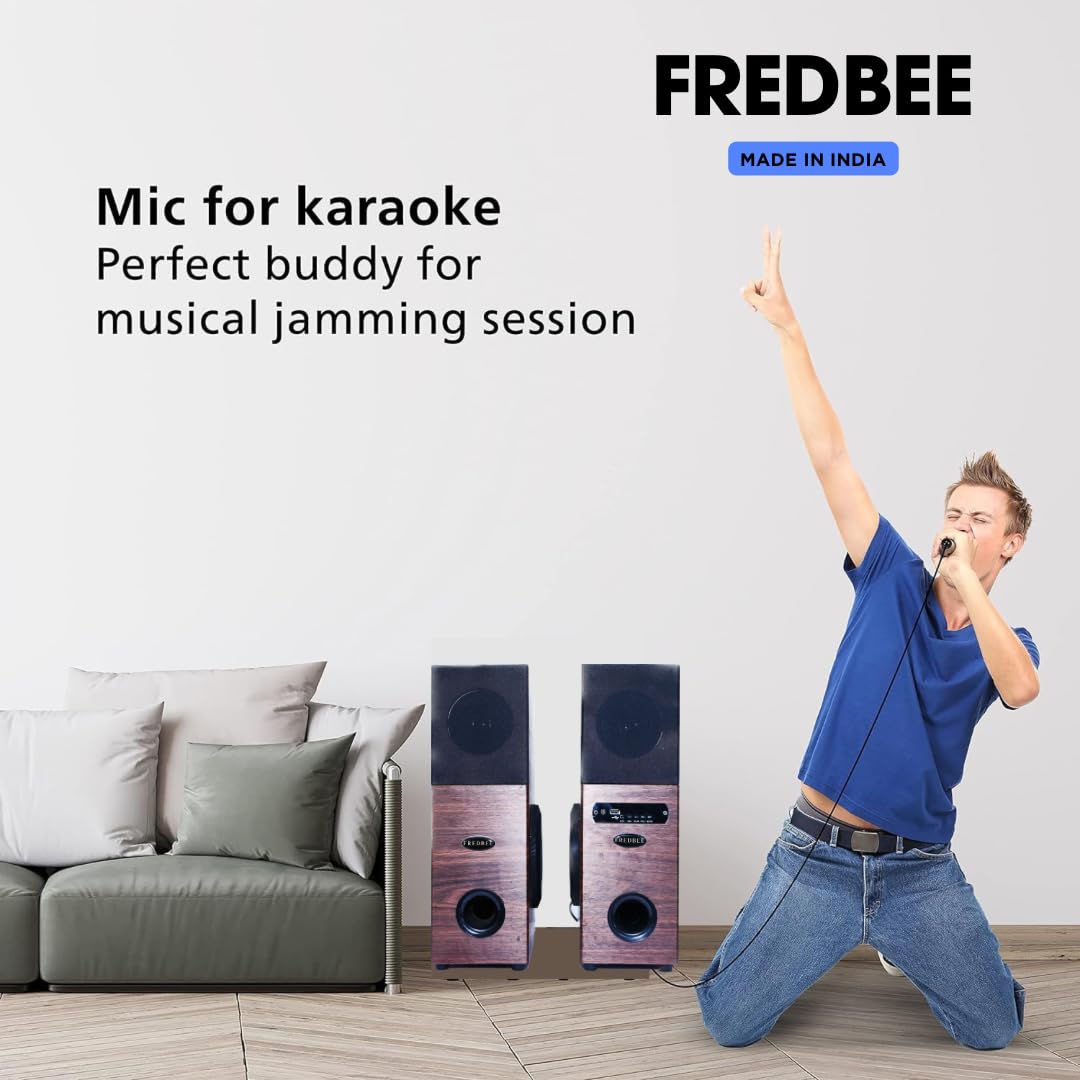 Fredbee DT-1255 100W Dual Tower Home Theater System Bluetooth 5.0 USB FM AUX MIC - Image 5