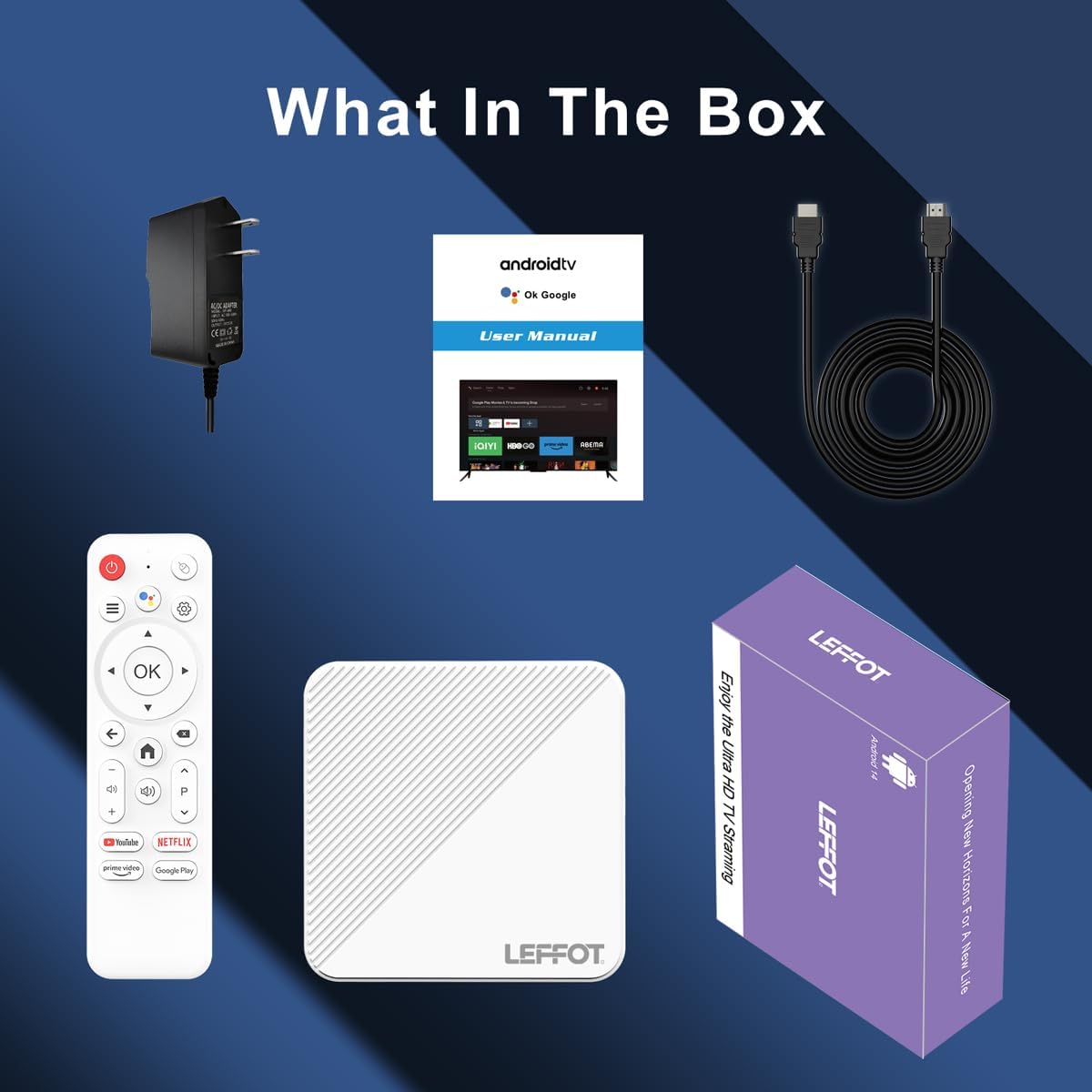 LEFFOT Android 14 4K Ultra HD TV Box 2GB RAM 16GB ROM Smart Streaming Device - Image 8