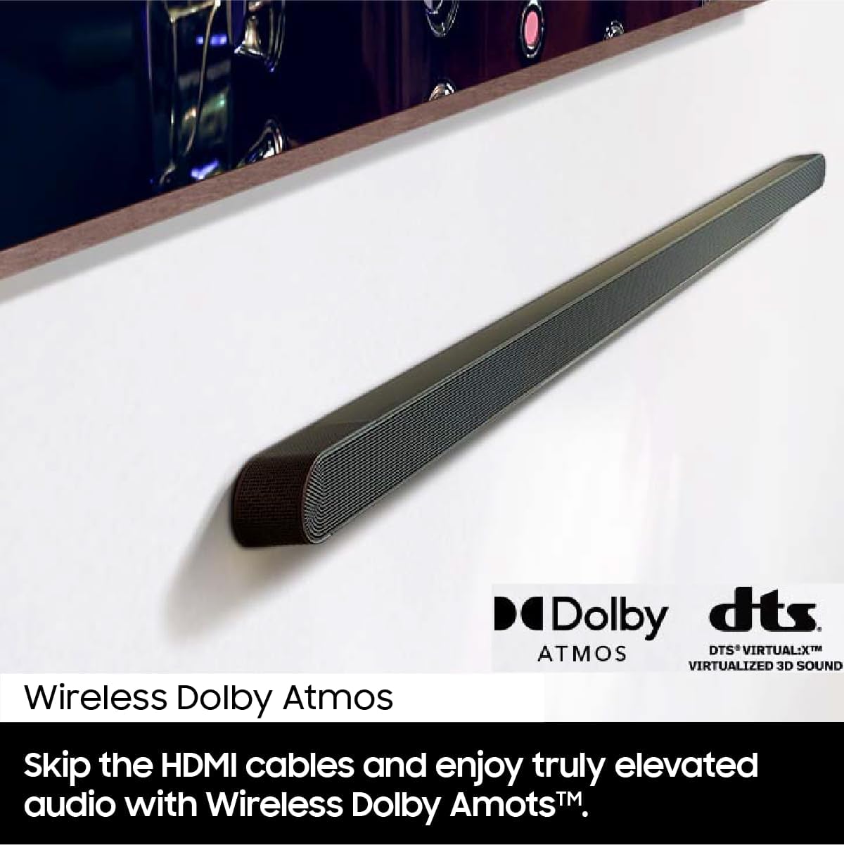 Samsung HW-S800D 3.1.2ch Wireless Dolby Atmos Soundbar Q-Symphony 2024 Model Black 2 Year Warranty Bundle - Image 8