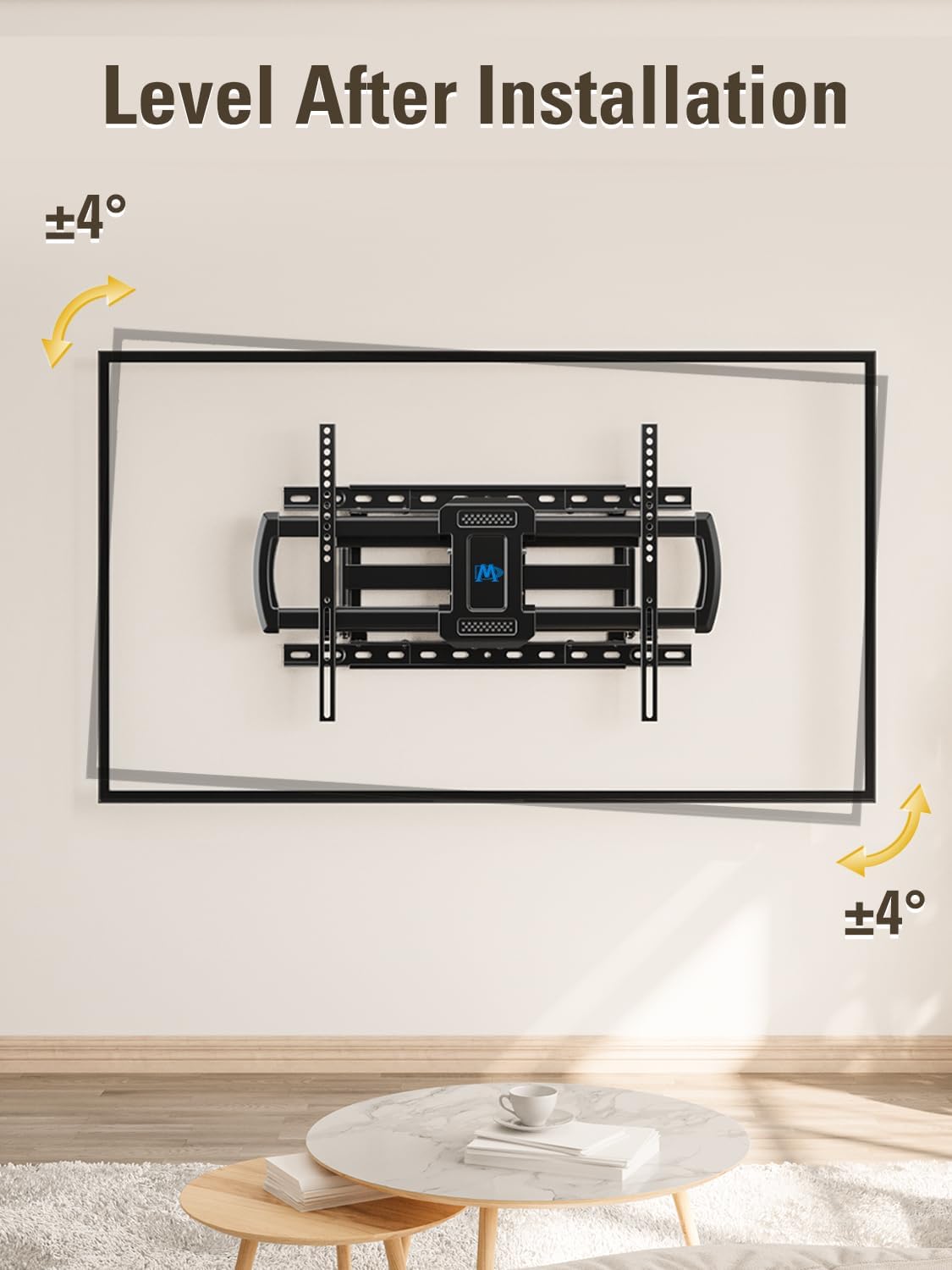 Mounting Dream Full Motion TV Wall Mount for 42-84 Inch TVs, 100LBS Capacity, Fits 16-24 Inch Studs - Image 5