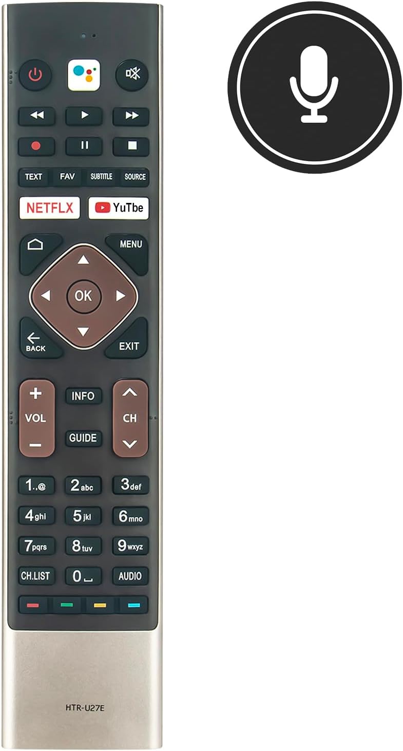 AULCMEET New Replacement Voice Remote Control for Haier Smart TV Models - Image 2