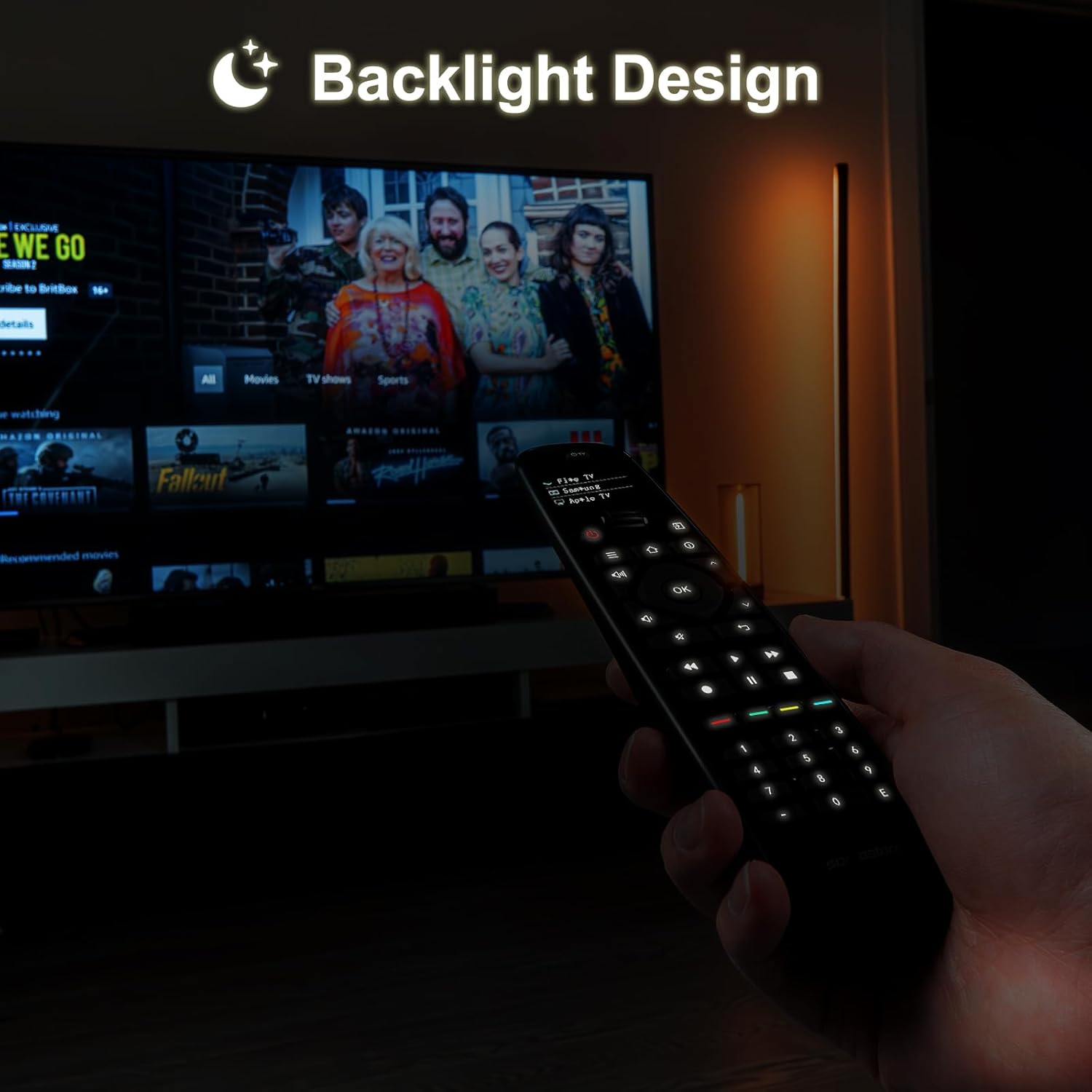 SofaBaton U2 Backlit Universal Remote Control for TV Soundbar DVD Blu-ray Projector and More - Image 6