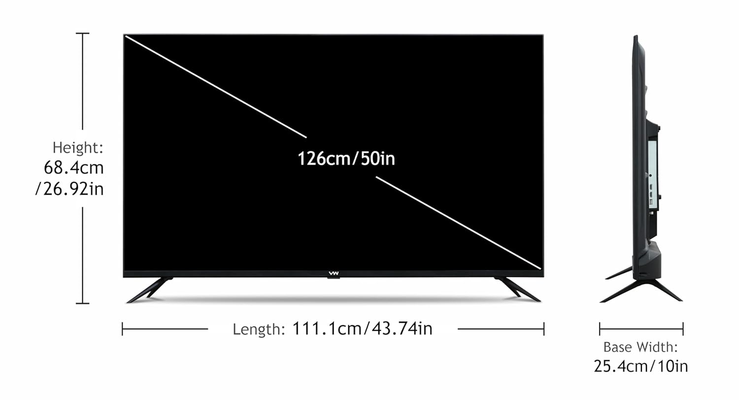 VW 50-inch Pro Series 4K Ultra HD Smart QLED Google TV VW50GQ1 - Image 6