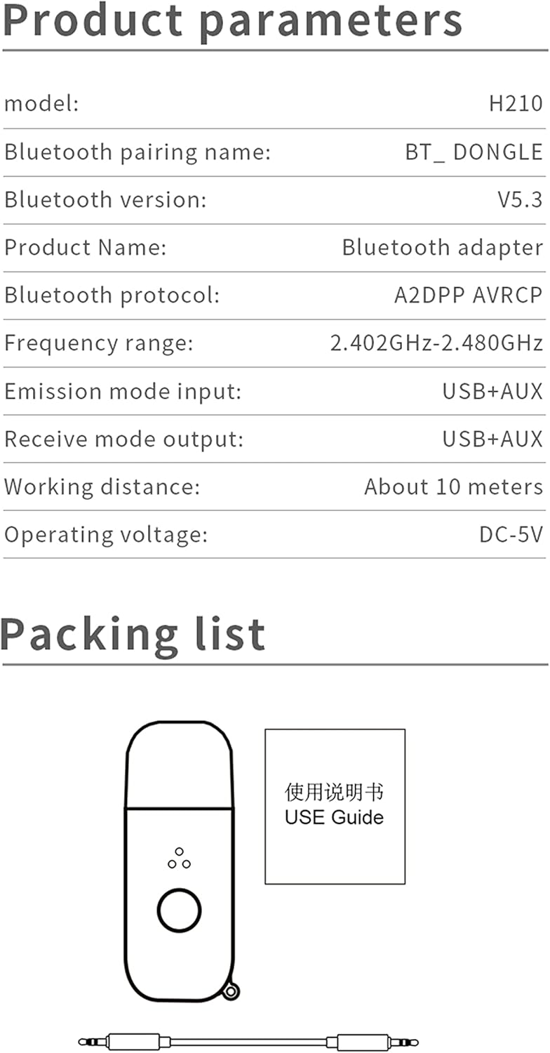 2-in-1 Bluetooth V5.3 Transmitter Receiver USB Adapter Wireless Audio for TV Headphones Low Latency - Image 9