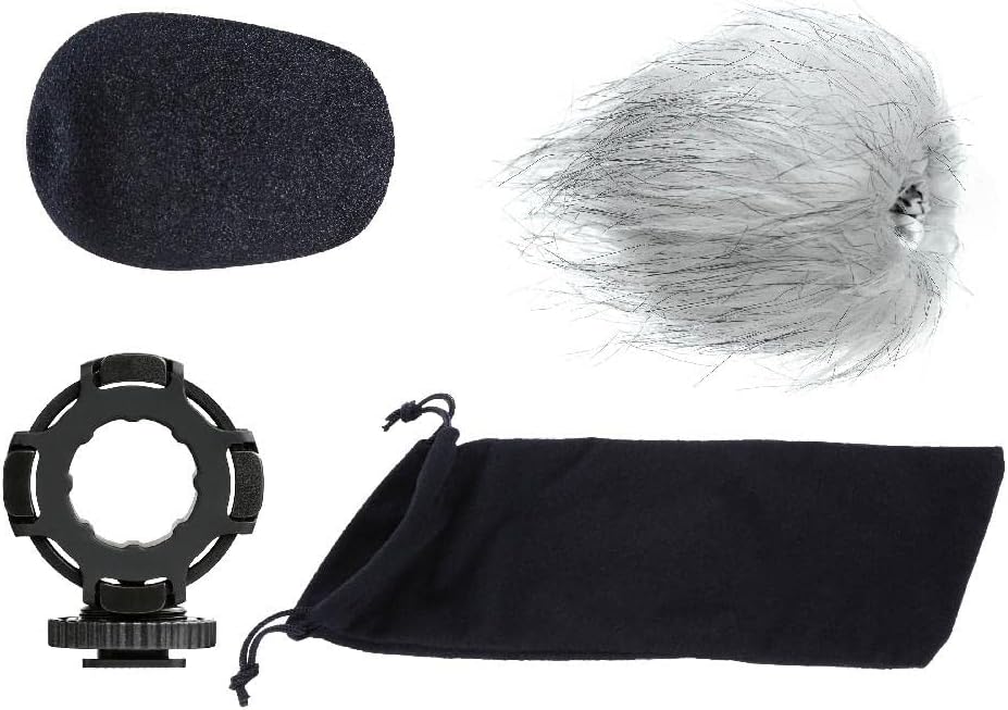Synergy Digital External Stereo XY Microphone Kit for Canon EOS R5 C Camera with 4 AA NiMH Batteries - Image 2