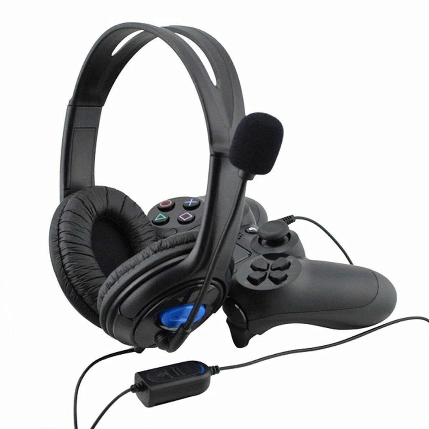Club Bollywood® 3.5mm USB Computer Headset with Microphone for Laptops and Teams - 1 Stereo Headset - Image 4