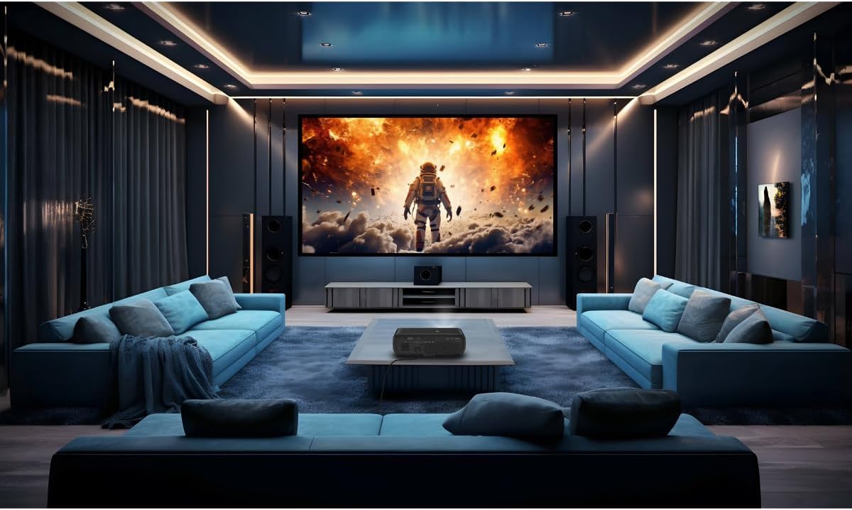 BenQ W4100i 4K HDR Smart Home Theater Projector 3200 Lumens 100% DCI-P3 Factory-Calibrated Android TV - Image 2