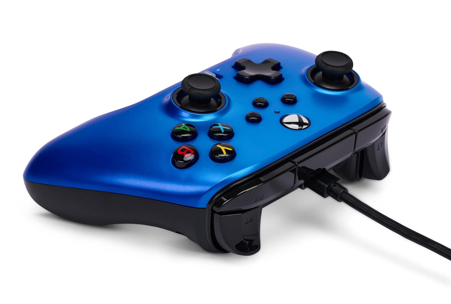 PowerA Enhanced Wired Xbox Series X S Controller Sapphire Fade 10ft Cable Officially Licensed - Image 6