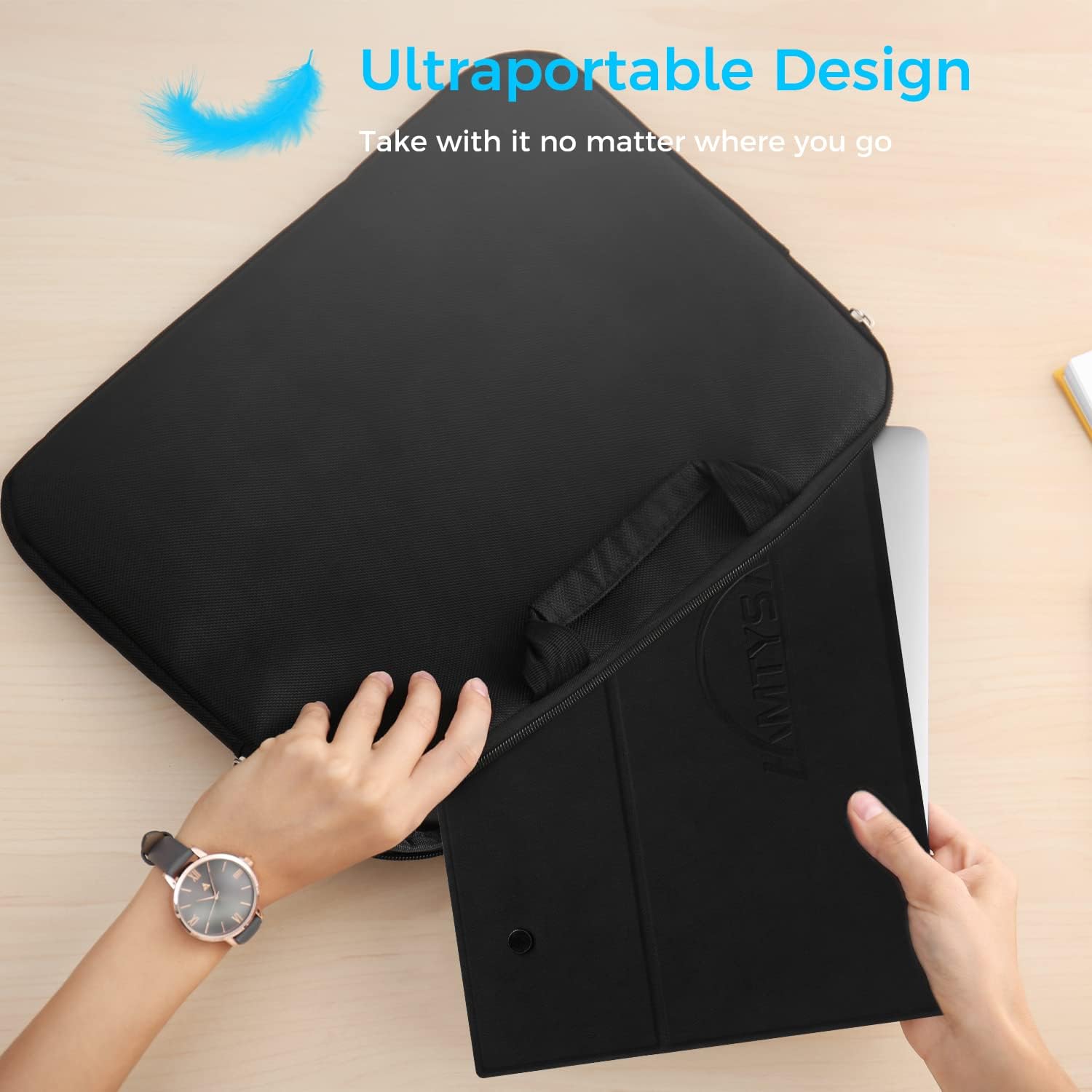 15.6 Inch FHD 1080P Portable Monitor with Protective Case for Laptops, Tablets, and Gaming Consoles - Image 8