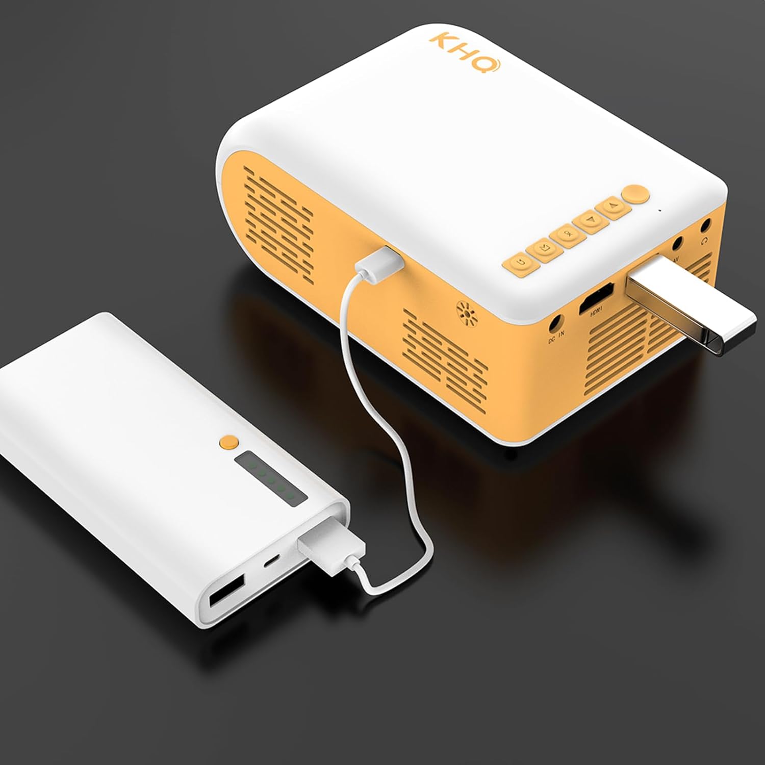 Upgraded Portable Mini Projector Supports 1080P, 170" HD Display, Stylish Design - Image 5