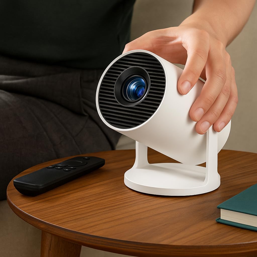 Portable WiFi 6 Bluetooth 5.4 Mini Projector 4K 1080P Supported 40-200" Display 180° Rotation - Image 6