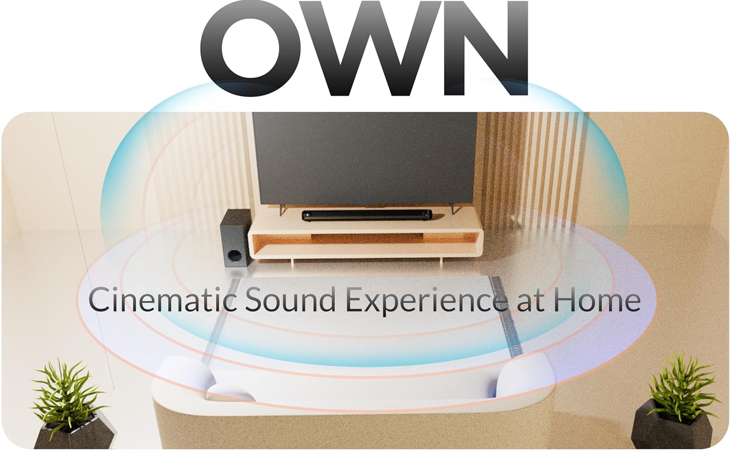 AKAI SigmaX-100 100W RMS 2.1 Channel Home Theatre Soundbar Bluetooth V5.3 Black - Image 6