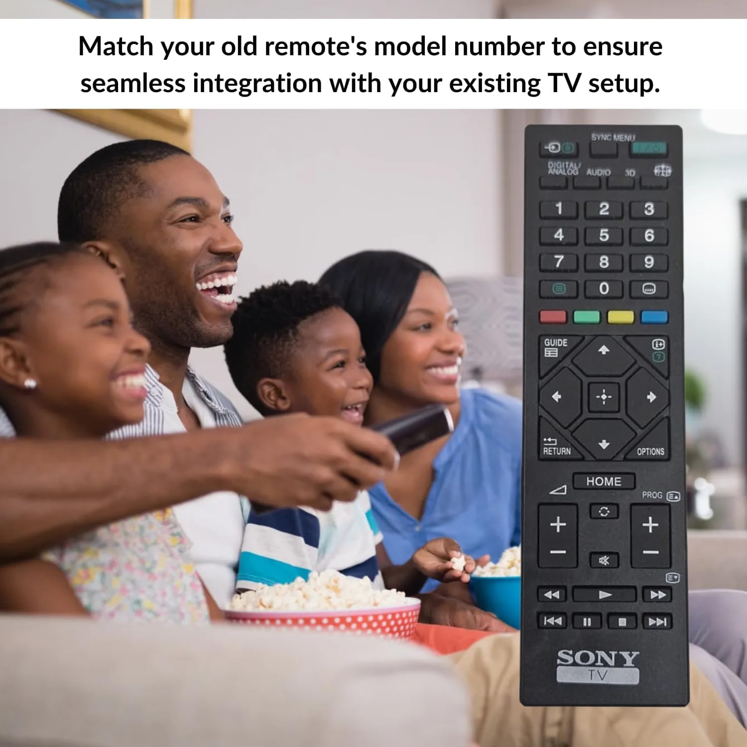 Sony Bravia Smart LED TV Replacement Remote Control 3D LCD Model - Image 7