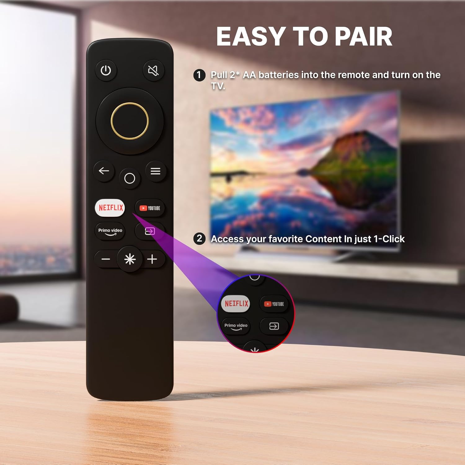 ZdalaMit Original Non-Voice Remote Control for Realme FHD UHD OLED TVs - Image 2