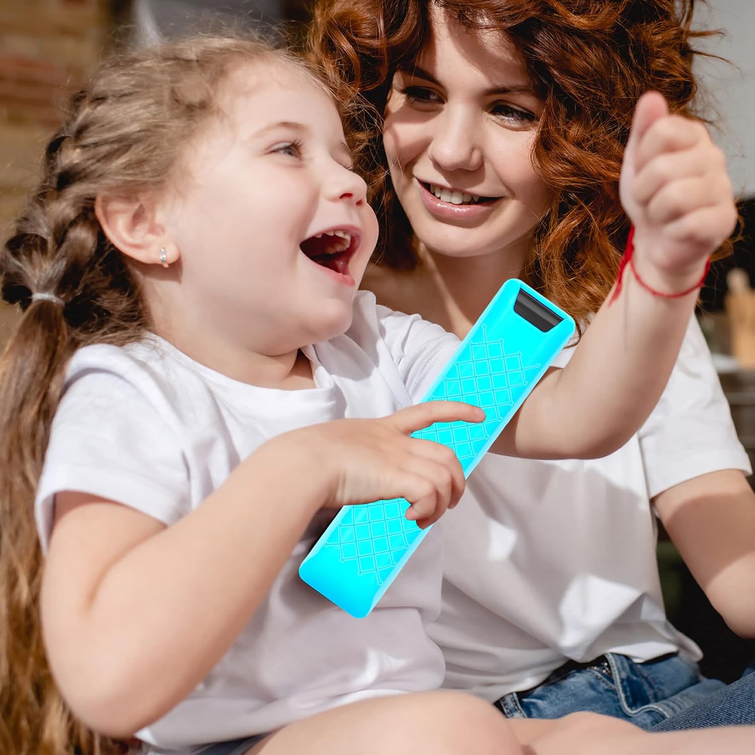 Samsung Smart TV Remote BN59 Series Silicone Protective Cover Glow Blue - Image 5